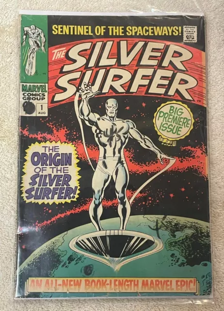 Silver Surfer #1 (RAW 5.0-6.0 MARVEL 1968) Key 1st Shalla-Bal. Zenn-La.