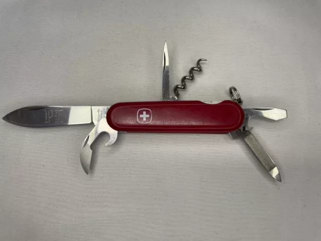 Wenger Swiss Army Knife SAK 85mm Red Commander Works 100% Multi-Tool