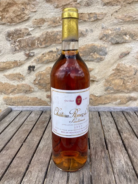 Sauternes Château Romer du Hayot 1993 Grand Cru Classé