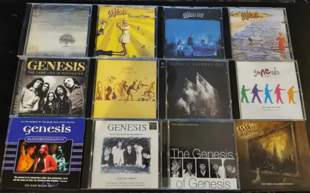 Genesis CD Album Bundle Joblot PROG (B8)