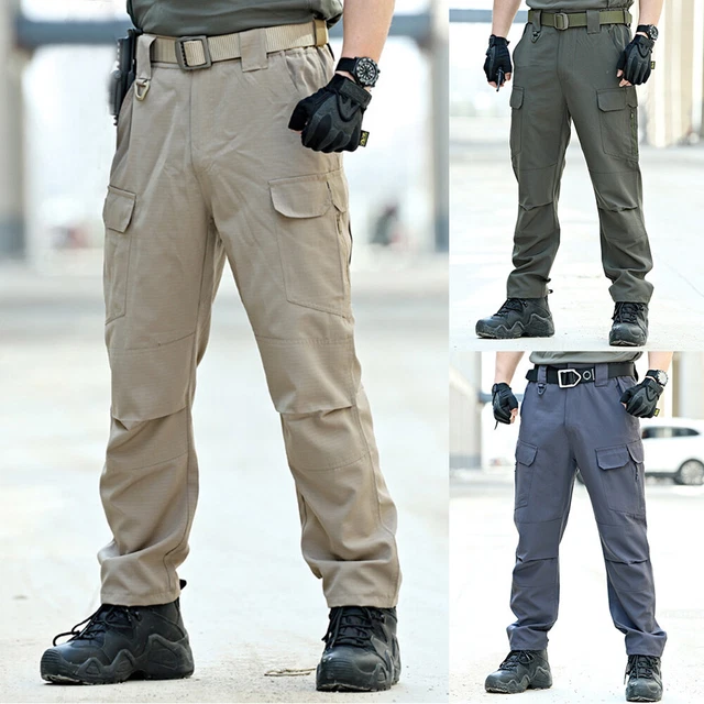 Pantalon Cargo Militaire RIPSTOP Pour Hommes - Tissu 100% Coton - Couleur 6-Couleur Desert - Neuf Avec étiquettes