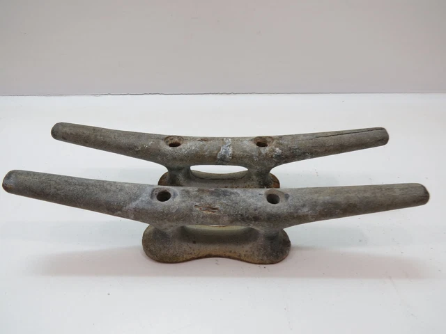 Pair 12 inch Wilcox Crittenden Cast Iron Boat Dock Cleats Door Handles (D4C613B) 5