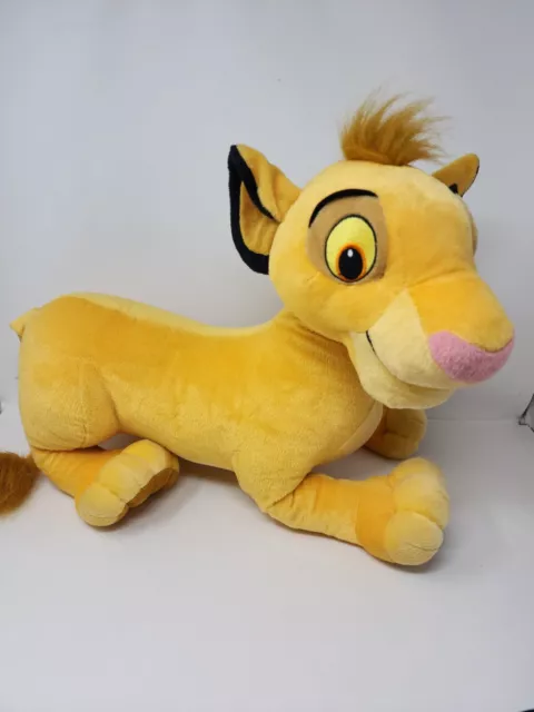 DISNEY 20& SIMBA Lion King Plush Stuffed Animal 2002 Hasbro Large EUR ...