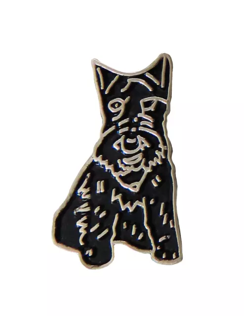 Scottish Terrier Scottie Dog Small Pin Badge