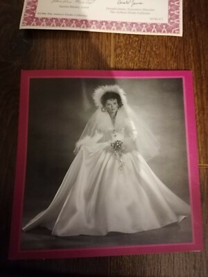 2000 Ashton Drake Galleries 22"Inch Porcelain Doll Winter Romance Bride Brandnew