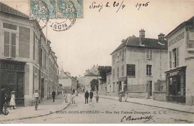 91 Soisy Sous Etiolles #Mk52558 Rue Des Francs Bourgeois Boulangerie