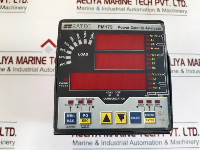 Satec pm175 Puissance Qualité Analyseur