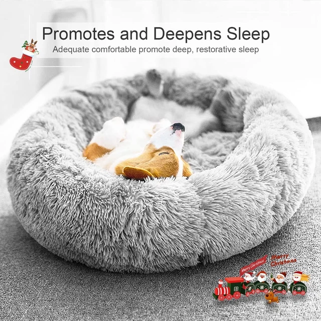 Calming Dog Beds for Small Medium Large  Donut Washable Dog Bed Sofa Mat Keenel 3