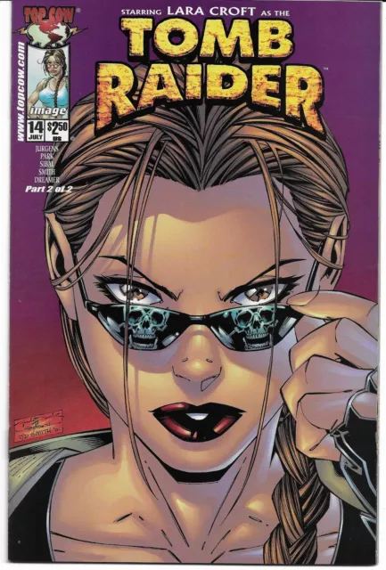 TOMB RAIDER (The Series) - Vol. 1 No. 14 (July 2001) ~ LARA CROFT Variant Cover