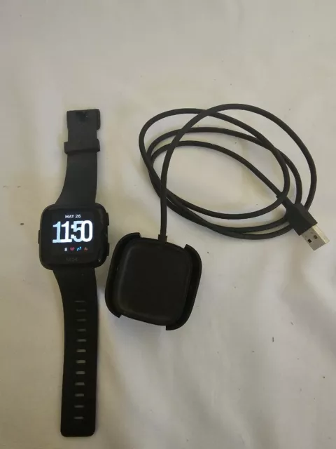 Fitbit Versa FB504 Smartwatch - Black