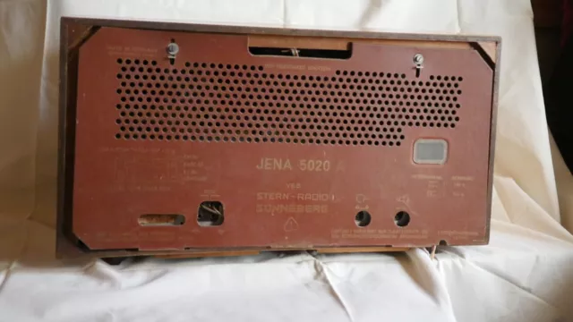 Altes Röhrenradio Jena 5020 A VEB  Sternradio Sonneberg