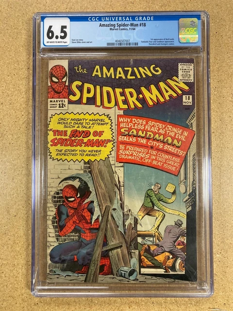 ***The Amazing Spider-Man #18 CGC 6.5 Off-White to White Pages*** -Kid Icarus-
