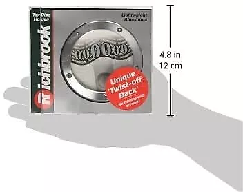 Richbrook Silver Aluminium Twist Off Back Tax Disc Holder - Permit Holder 3