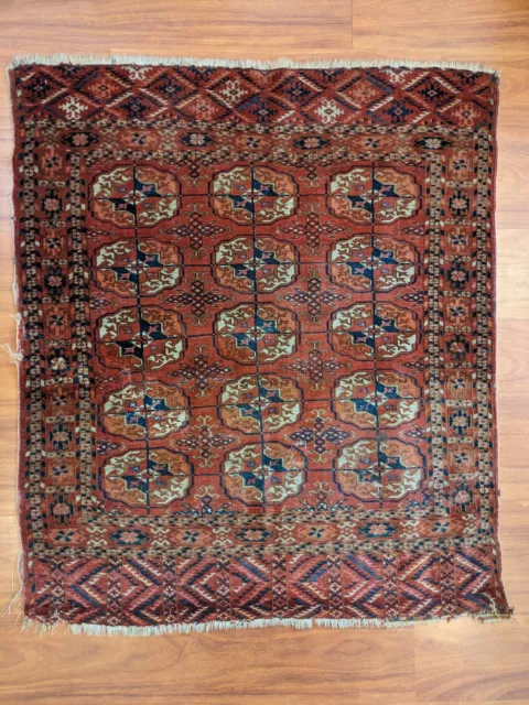 Antiker Teppich Buchara- Türkmenistan ca. 99 X 114 cm