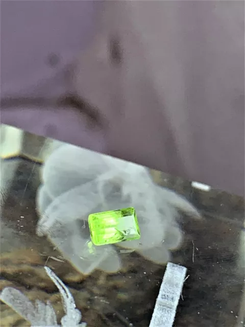 Peridot Loose Gemstone Baguette cut loupe clean from Pakistan