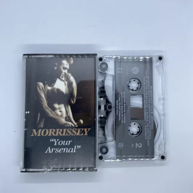 Morrissey - Your Arsenal - Cassette Tape - Sire/Reprise 4-26994 1992 USA Import 2