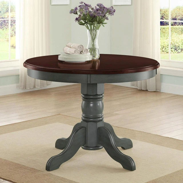 NEW Cambridge Place Dining Table Blue And Mocha Finish