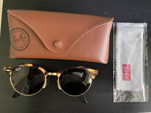 Ray-Ban Occhiali da Sole RB4246 CLUBROUND  1160 Havana Marrone
