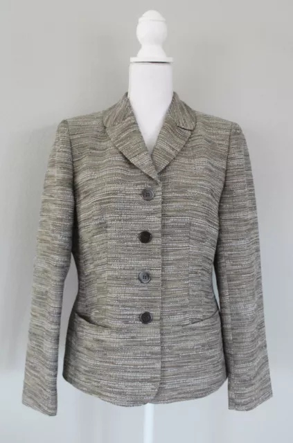 LAFAYETTE 148 New York Textured Tweed Blazer Jacket, Size 8