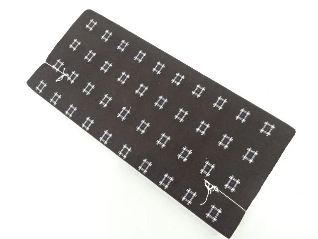 6172810: Japanese Kimono / Antique Bolt For Haori Coat / Woven Haze