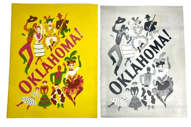 Vintage Oklahoma Programs 1944 Theatre Guild Souvenir Booklet Set of 2