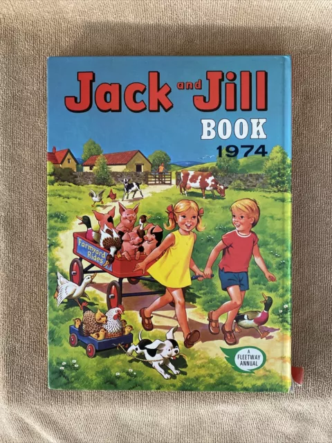 Jack And Jill Book 1974 Stories Puzzles Trivia & More Illustrated Hardback 3