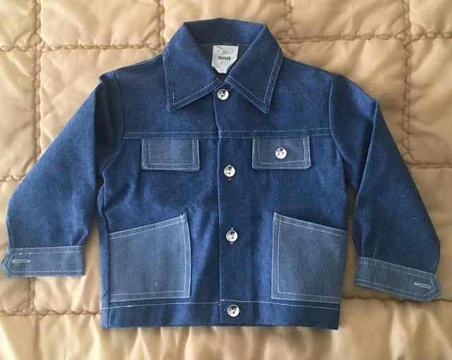 VINTAGE CUCKOO CHILDS Denim Jacket Made In Hong Kong £10.00 PicClick UK