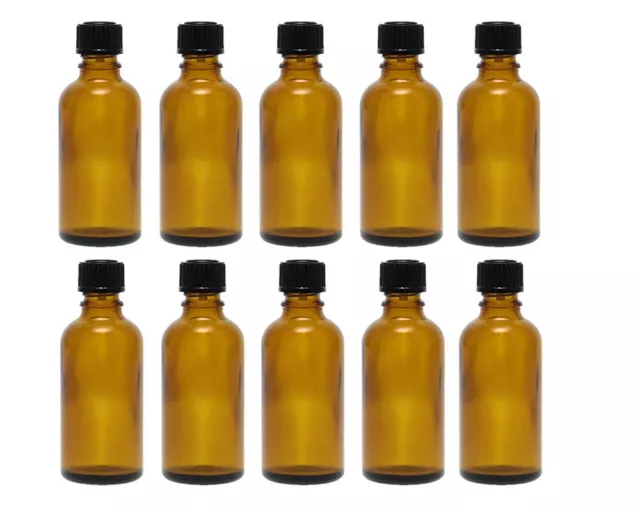 12 x 50 ml Apothekerflasche Braunglasflasche Flaschen Medizin Tropfeinsatz