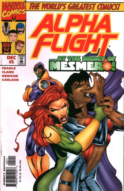 VTG Marvel Comics Alpha Flight Comic Book Issue #5 (1997, 2nd Series)