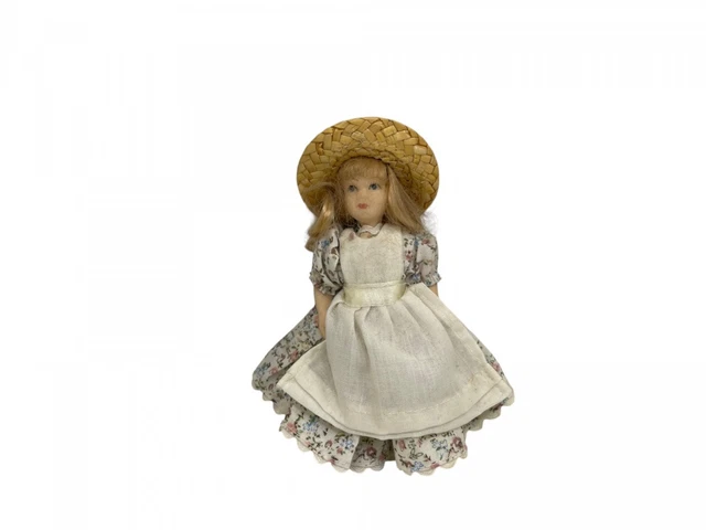 Poupée De Collection Musicale En Porcelaine - Arlequin Vintage 26 Cm