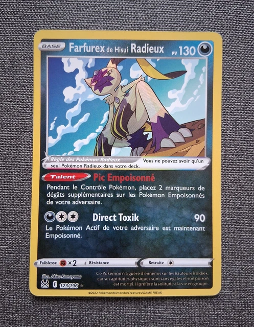 Farfurex De Hisui V 094/189 – Ultraboost X Épée Et Bouclier – Coffret De 10 Cartes Pokémon Françaises