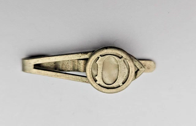 Ancienne Pince à Cravate Art Déco – Argent Massif – Made In France