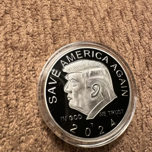 2024 President Donald Trump EAGLE Commemorative Coin Save America Again