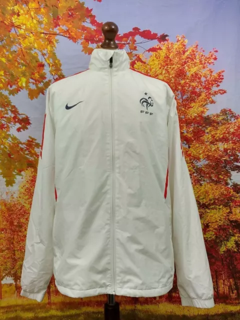 France Football Federation white Nike full zip Anthem Jacket UK men's size XL