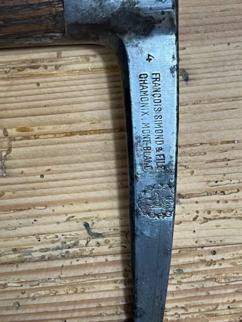 Ancien piolet François Simond & Fils Chamonix Mont Blanc n°4
