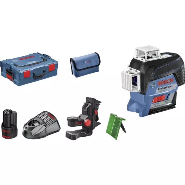 Laser à lignes Bosch Professional GLL 3-80 CG autonivelant Portée (max.): 30 m