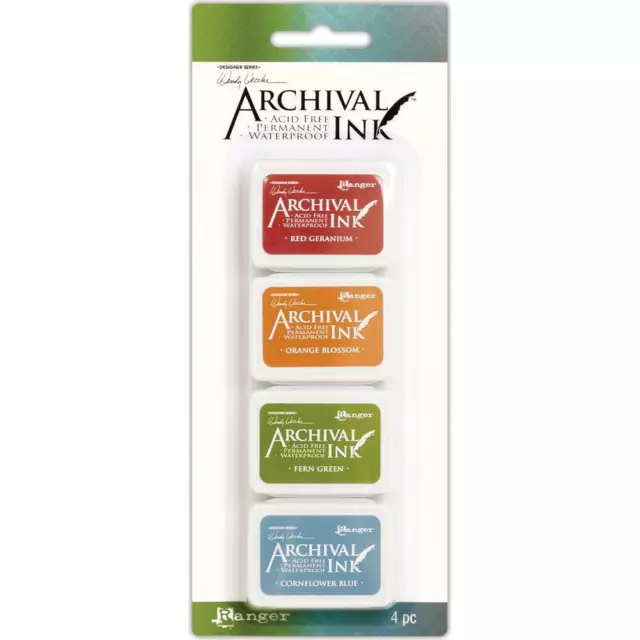 Wendy Vecchi Archival Mini Ink Pad Kit #4   4pc