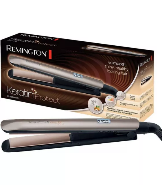 Remington S8540 Piastra Capelli Lisci Ceramica E Olio Mandorle