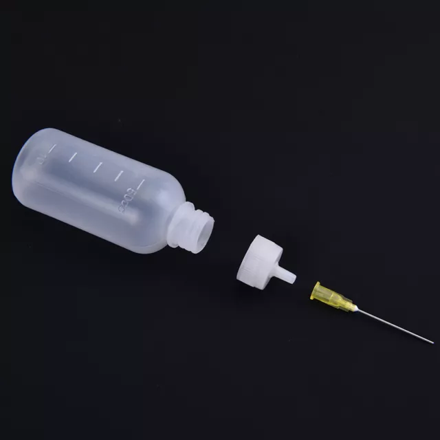 50ml Polyethylene Needle Dispenser Dispensing Bottle for Rosin Solder Flux Pa=y=