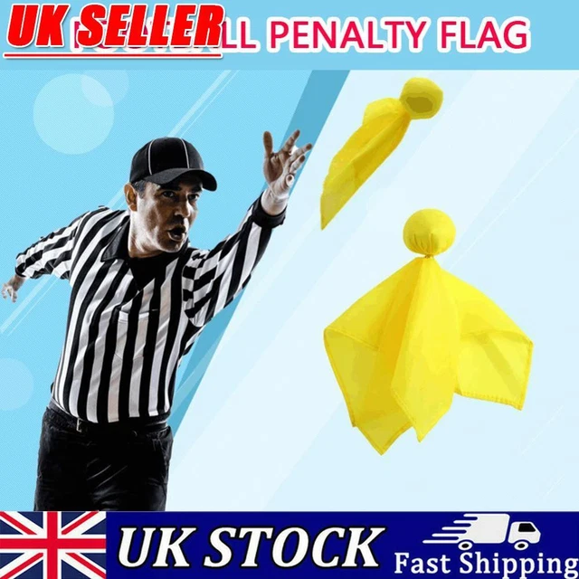 SOCCER PENALTY FLAG American Football Sports Referee Tossing Flag