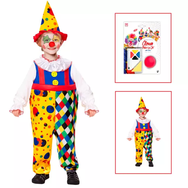 Vestito carnevale on sale pagliaccio bimbo