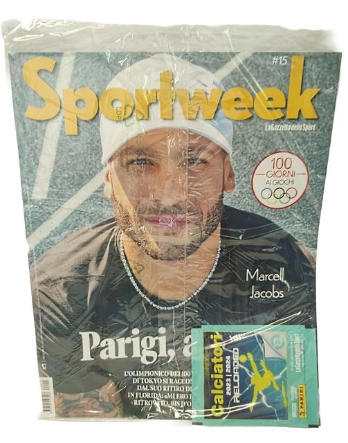 SPORTWEEK N.15 2024 con Bustina Calciatori Reloaded da 7 Figurine