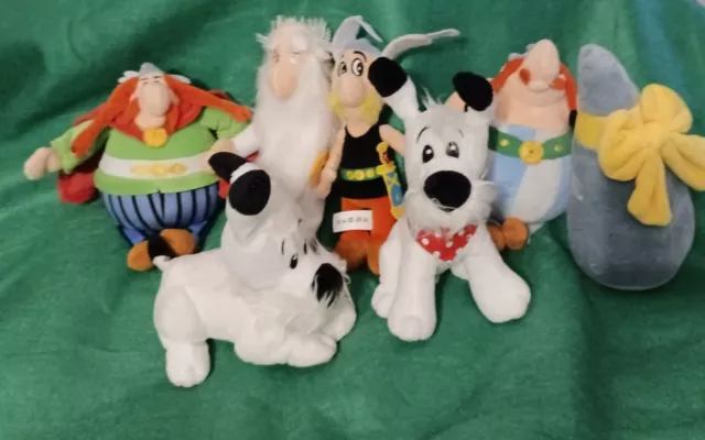 Peluches Astérix Collection, 7 peluches Neuves sans étiquettes,  2019,  Lidl