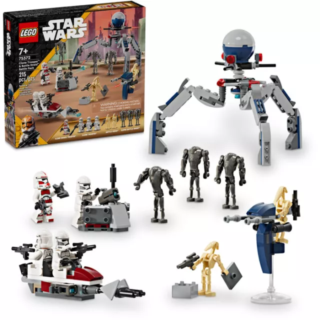 LEGO® Star Wars™ 75372 - Clone Trooper™ & Battle Droid™ Battle Pack | NEU & OVP