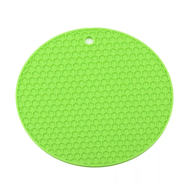 HG Thin Section Honeycomb-Shaped Food-Grade Silicone Dinner Coasters Non-Slip