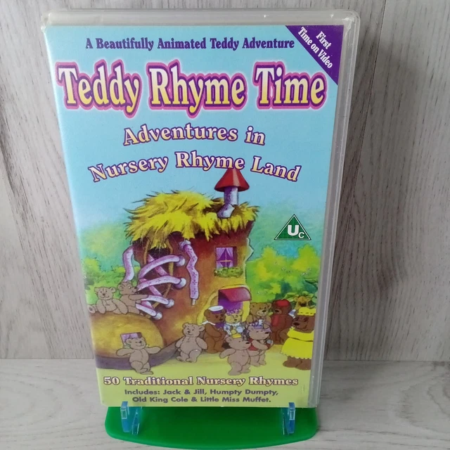 TEDDY RHYME TIME Nursery Vhs Rare Retro Vintage Series Movie £9.46