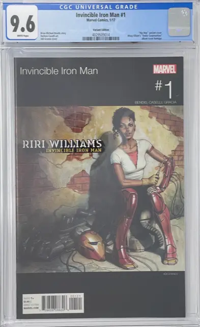 Invincible Iron Man 1 CGC 9.6 Hip Hop Granov Variant