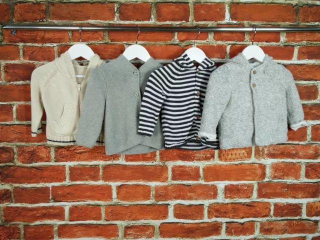 Felpa Con Cappuccio Cardigan Bambino Età 6-12 Mesi Next Gap Tu Maglia 80Cm
