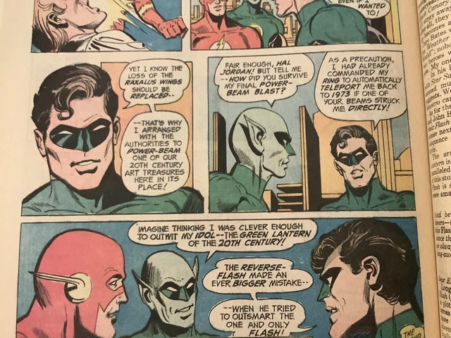 The Flash vol.1 #225 1974 co-starring Green Lantern reverse flash,barry allen,Ki 10