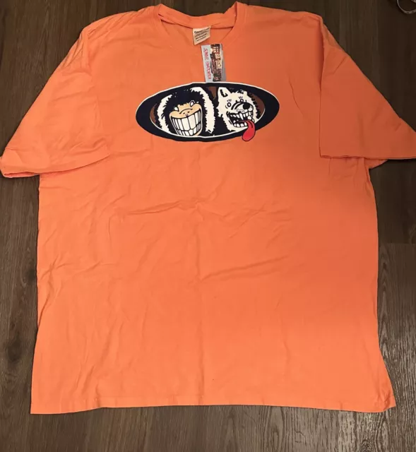 Eskimo Joes Buffy Oval Logo Tee T-Shirt NEW 3XL Orange